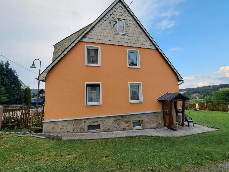 Ferienwohnung Boehmischerblick แบเรนชไตน์ ภายนอก รูปภาพ